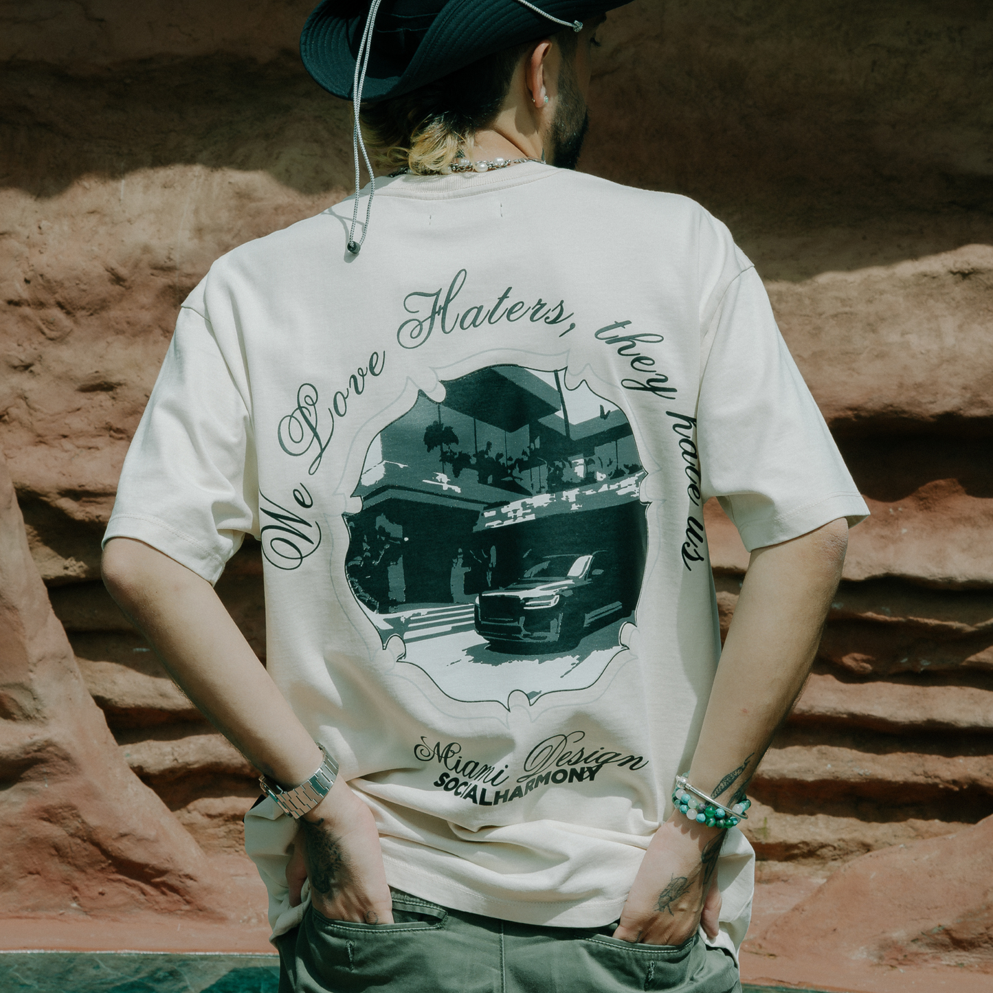 Camiseta Social Harmony Camell