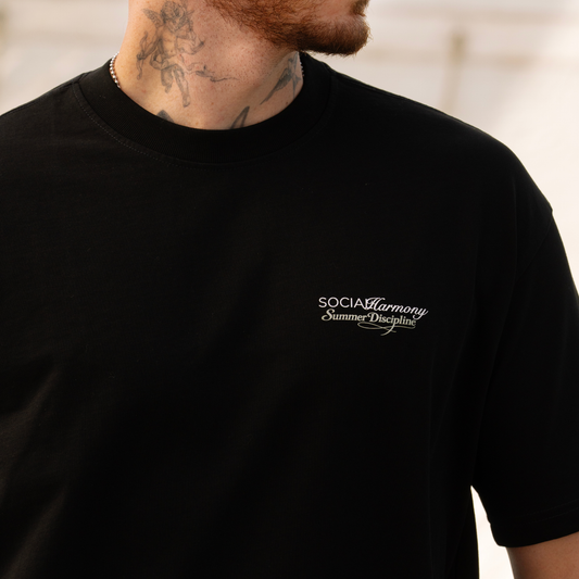 Camiseta Social Harmony Black Storm